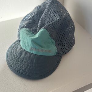 Patagonia Teal and Gray Mesh Hat